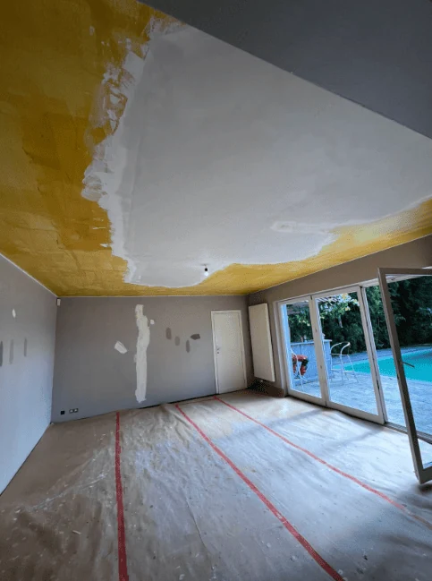 From Worksite to Finished Living Space before renovation